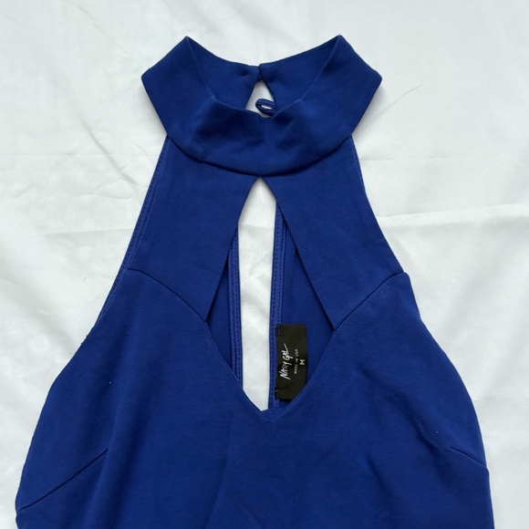 Nasty Gal Royal Blue Backless Mini Dress - Picture 2 of 4